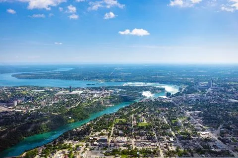 Niagara From Above Foto stock