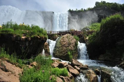 Niagara fall trail Stock Photos
