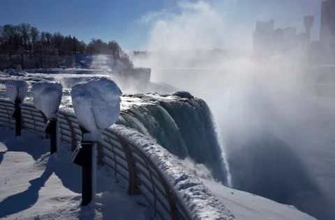 Niagara Fall Winter Overlook Photos