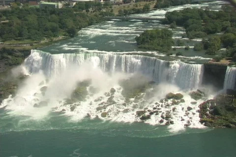 NIAGARA FALLS FROM ABOVE Stockbeeldmateriaal 94793
