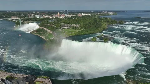 Niagara Falls Aerial Stockbeeldmateriaal 282753362