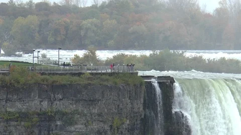 Niagara Falls American Side Stock Footage 121526090