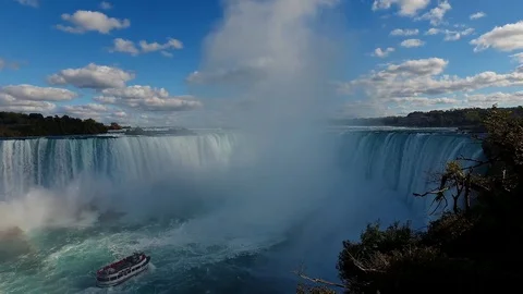 Niagara Falls - Boat - 5 Stock Footage 75798883