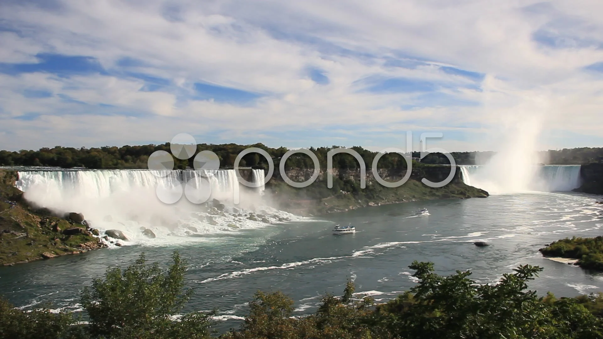 Niagara Falls Boat Tour | Stock Video | Pond5