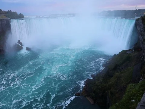 Niagara falls in Canada Stock Footage 74787084