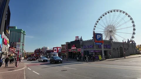 Niagara Falls, Canada November 2 2025: Sky Wheel Stock Footage 320439509