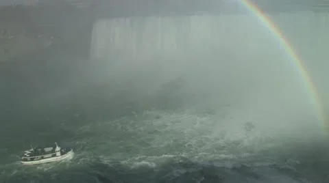 Niagara Falls Up Close Stock Footage 10914343