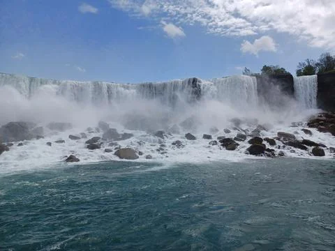 Niagara Falls close up Stock Photos