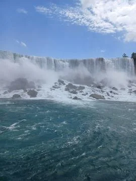 Niagara Falls close up Stock Photos