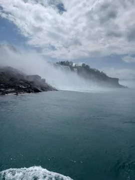 Niagara Falls close up Stock Photos