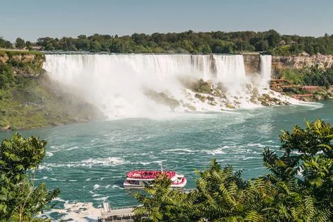 Niagara Falls drone view Foto stock