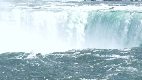 Niagara falls [during solar eclipse] total 1 Stock Footage 82735845