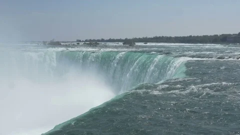 Niagara falls [during solar eclipse] waterflow 2 Video stock 82737041
