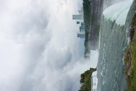Niagara Falls on edge Stock Photos