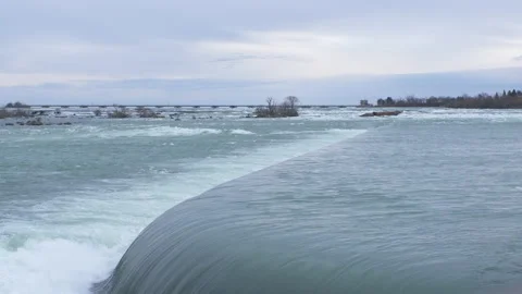 Niagara Falls Flowing Video stock 130876934