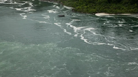 Niagara Falls Foam Stock Footage 37709327