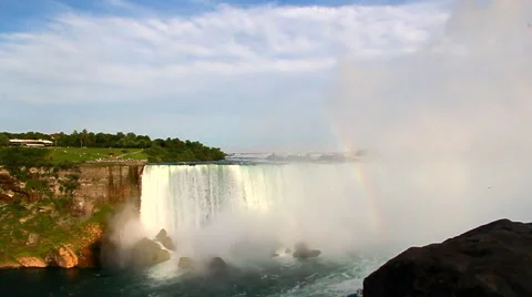 Niagara falls general view Stock-Footage 42051042