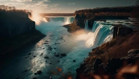 Niagara Falls Stock Illustration