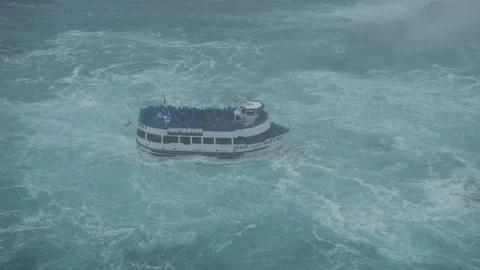 Niagara Falls - the Largest Waterfall In North America Stock Footage 93594653