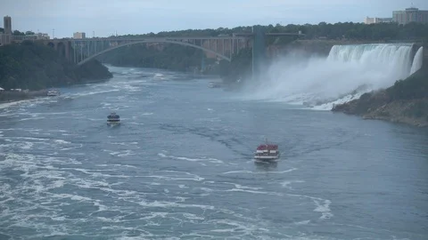 Niagara Falls - the Largest Waterfall In North America Stock-Footage 93594840