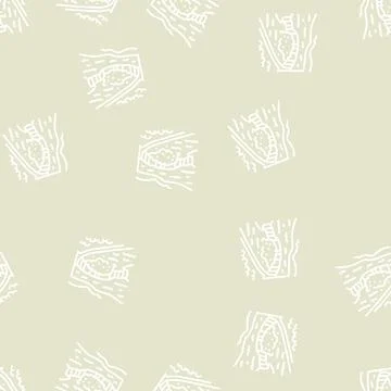 Niagara falls line seamless pattern Stock Illustration