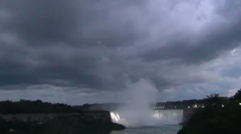 Niagara falls mist timelapse Video stock 26752541