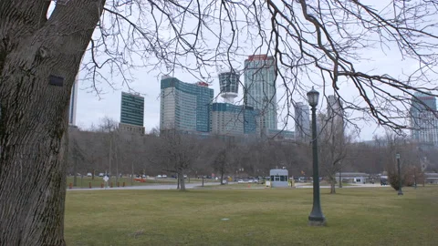 Niagara Falls Park 4K Video stock 130879028