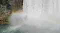 Niagara Falls. Rainbow. HD Footage