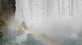 Niagara Falls. Rainbow. HD Footage