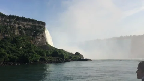 Niagara Falls from the river Video stock 115570013