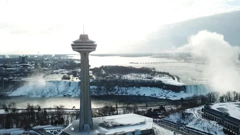 Niagara Falls Skylon Tower Stock Footage 250833266