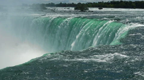 Niagara Falls in slow motion. Stock Footage 44115712