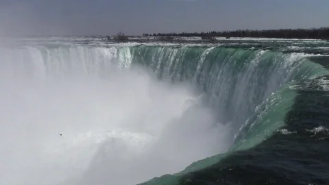 Niagara Falls in the spring Stock Footage 115704935