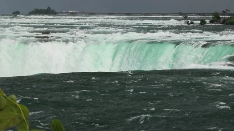 Niagara Falls from the top Stock Footage 115135344