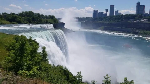 Niagara Falls US side Stock Footage 91753451