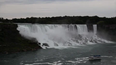 Niagara Falls US side view Stock Footage 243646008