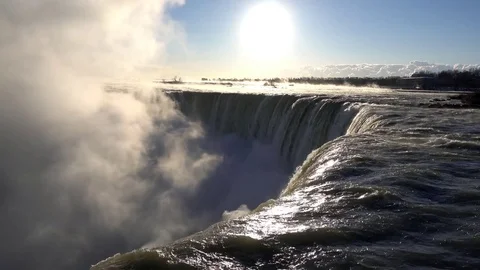 Niagara falls - waterfall 4k Stock Footage 74264479