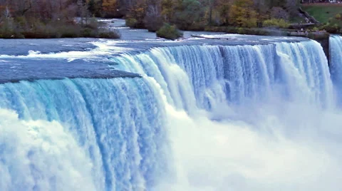 Niagara falls. Waterfall Stock-Footage 986044