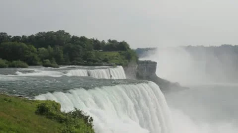 Niagara Falls Waterfall Stock Footage