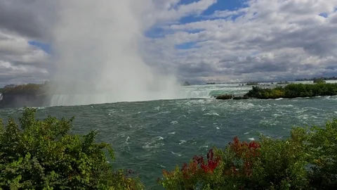 Niagara Falls - Waterfall Stock Footage 75799420