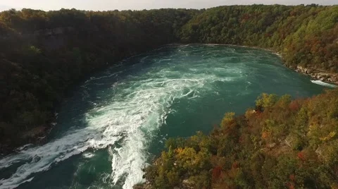 Niagara Falls Whirlpool Stock Footage 66074943