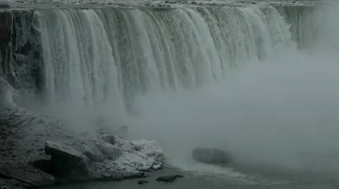 Niagara Falls in Winter Видео 10592876