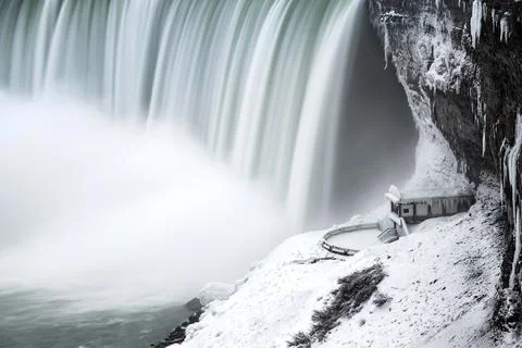 Niagara falls in Winter Stock Photos
