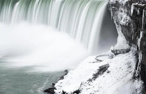 Niagara falls in Winter Stock Photos