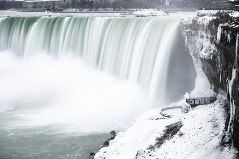 Niagara falls in Winter Stock Photos