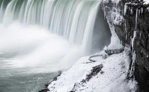 Niagara falls in Winter Stock Photos