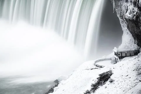 Niagara falls in Winter Stock Photos