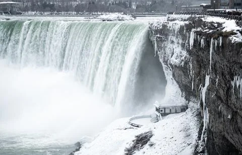 Niagara falls in Winter Stock Photos