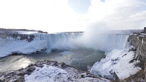 Niagara Falls Winter2 Stock Footage 84059585