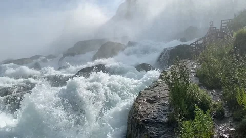 Niagara Falls_Cave of the winds Vídeos de archivo 159781117